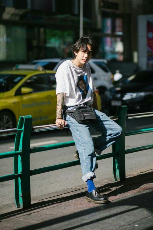 man representing thai fashion