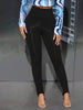 Solid High Waist Stirrup Leggings