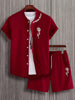 Shirt & Drawstring Waist Shorts  Cozy Outfits