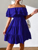 EMERY ROSE Off Shoulder Ruffle Hem Dress