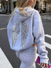 Embroidered Angel Wings Light Grey Sweatshirt