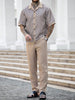 Short Sleeve Shirt And Pants Set, 2pcs