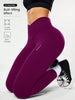 Seamless High Elasticity Yoga Exercise Sports Criss-Cross Waist Leggings